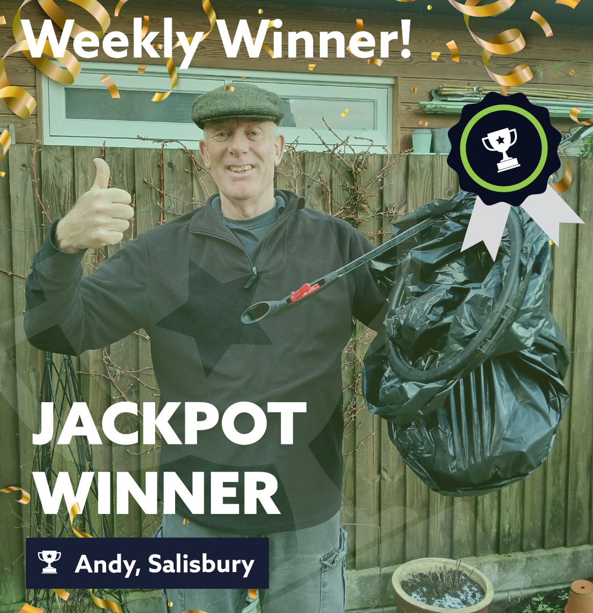 🎉 Meet Andy, Salisbury’s Litter-Picking Star! 🌟

Andy, a retired security pro from Salisbury, turning litter picking into a winning habit.

🚛 Combines clean-ups with lorry spotting
🌍 Picks up litter every day
📹 Plans to buy a trail cam to observe wildlife