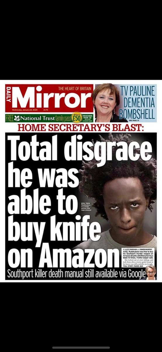 AvonandsomerRob's tweet photo. You can buy a knife from Tesco. 

Doesn't mean you have to kill someone with it. 

Utterly stupid headline.. https://t.co/2FN5l1p0zv