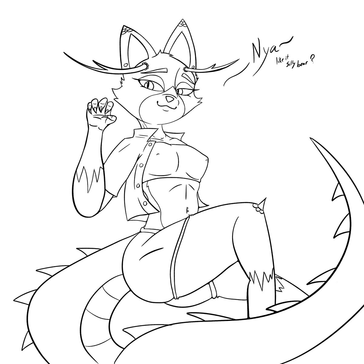 Soooo, gf doodle…. Just…. 0////0 … Pizzly like~