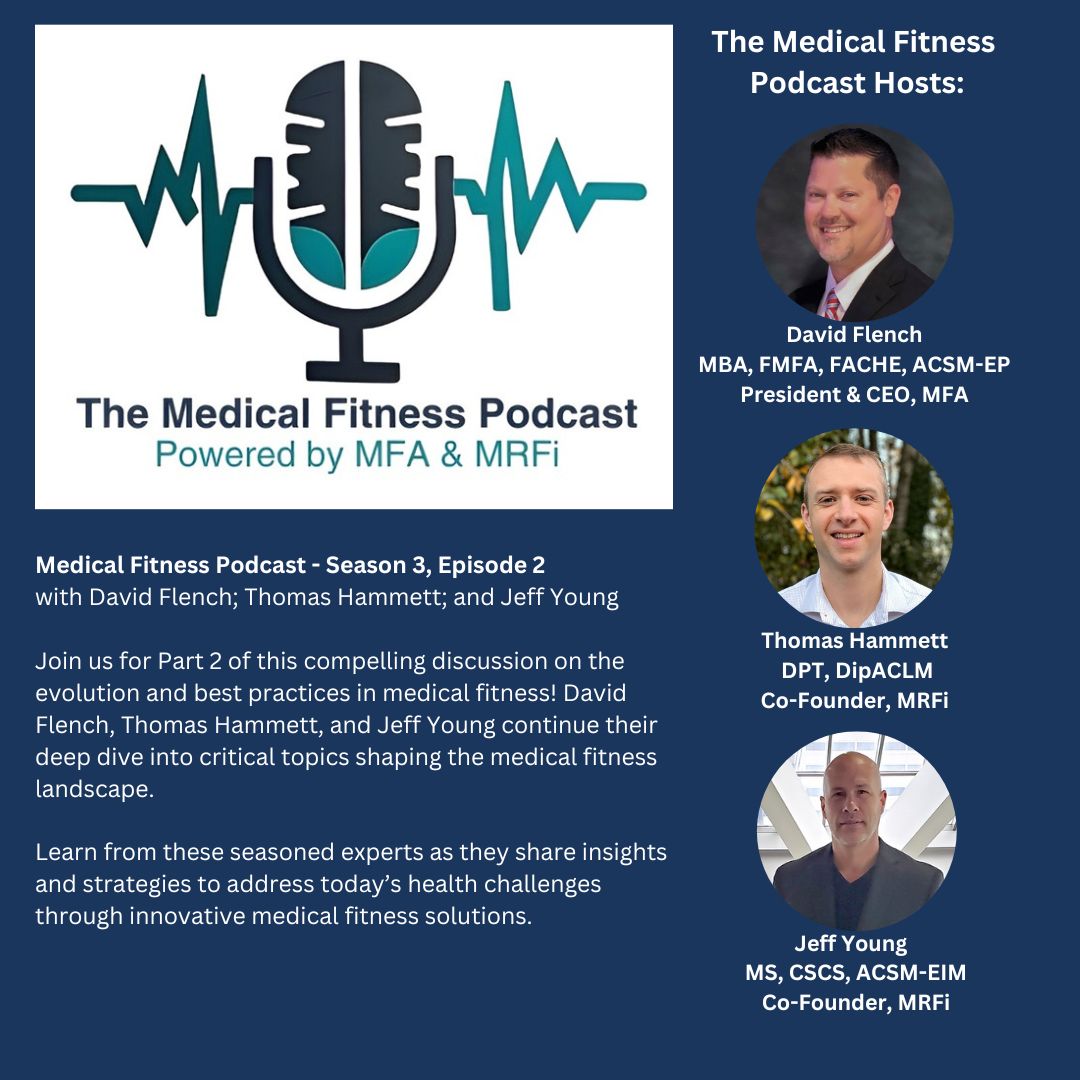 Check out the latest episode of the Medical Fitness Podcast here: medicalfitness.org/medical-fitnes…
#medicalfitness #fitness