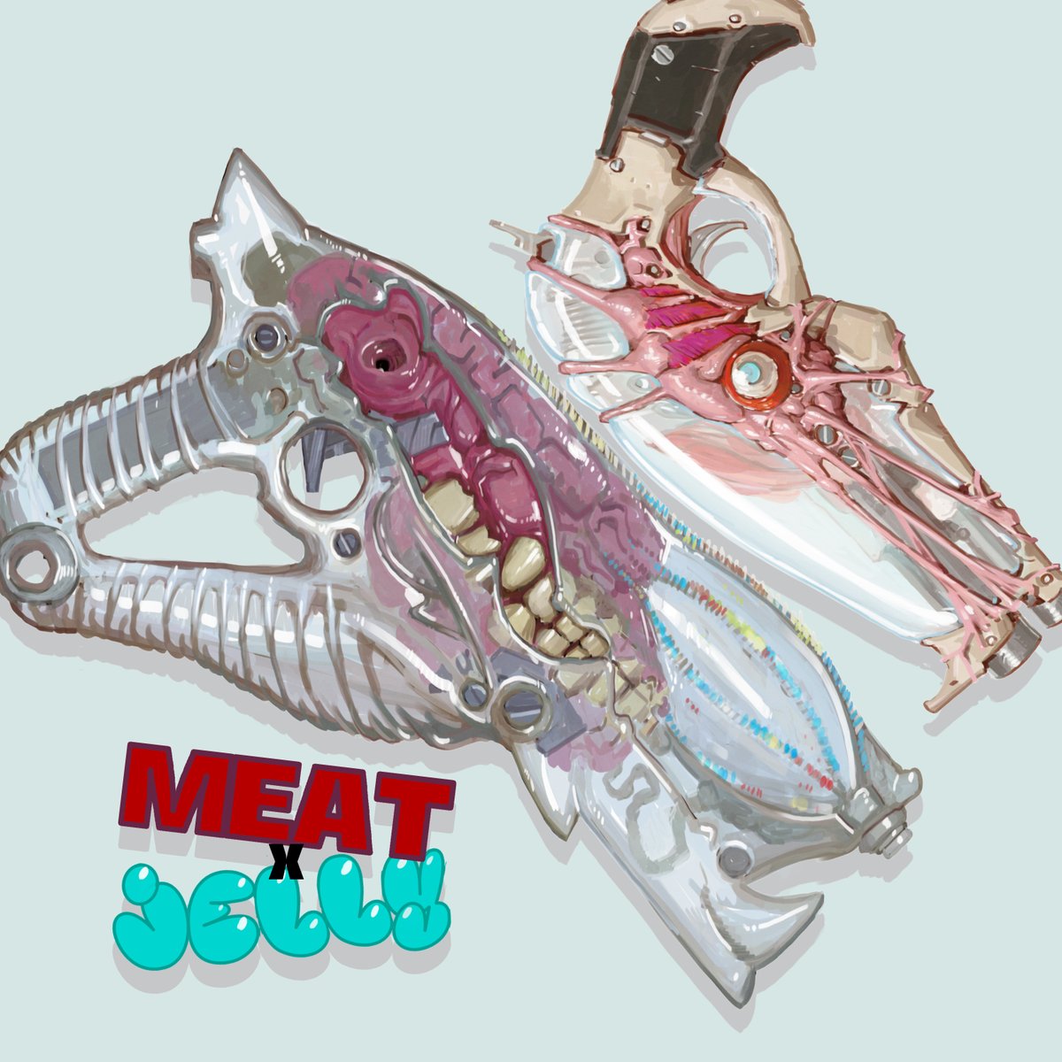 collected the latest batch hires of Meat x Jelly guns on Cara and Artstations. Links on the comments