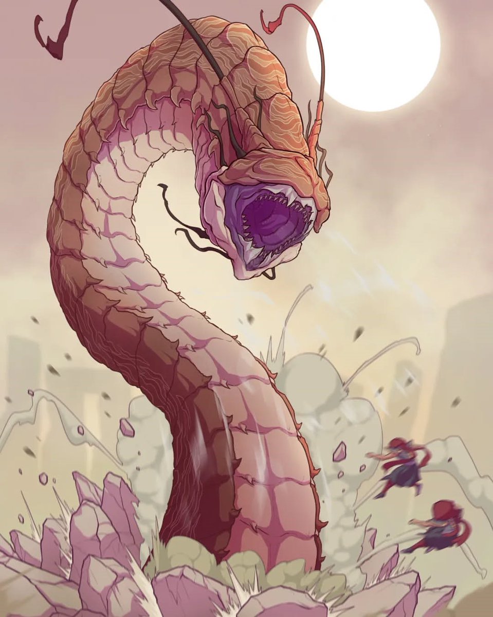 Beware the earth-shattering beast! 🌍🐛 The ultimate battle begins. #MonsterArt #EpicEncounters
#FantasyArt #CreatureDesign #DigitalArt #ApocalypticVibes #ArtCommunity #ColossalMonster #art #commissions #artdesigne #digitalarts #artstyle