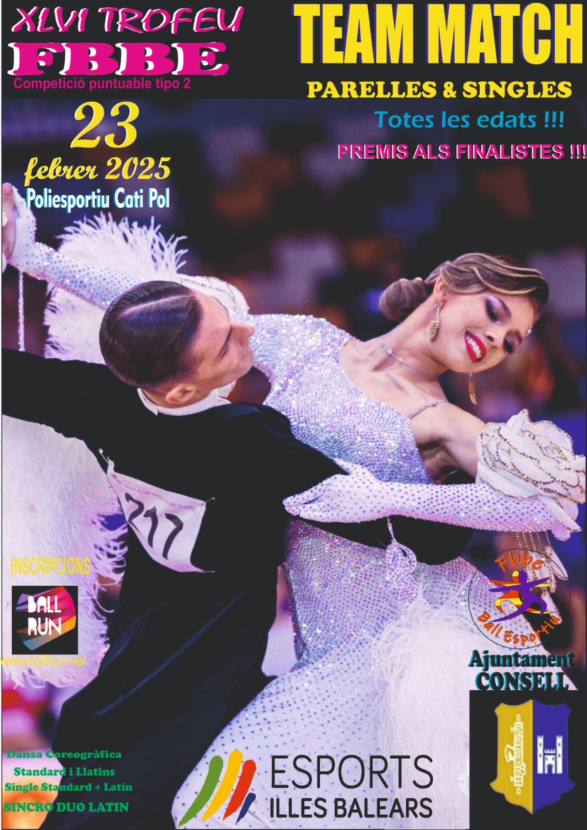 ballrun_es's tweet photo. XLVI TROFEU FBBE - TEAM MATCH BALEAR
 Informació i inscripcions
https://t.co/2B2T0osuUr https://t.co/q77cVyaFRo