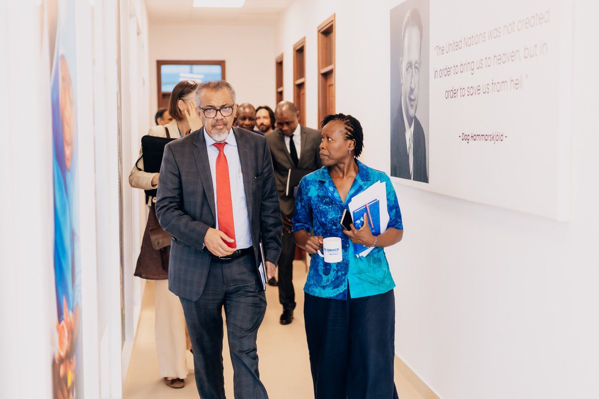 WHO_Tanzania's tweet photo. In line with #OneUN, our DG @DrTedros briefed @UnitedNationsTZ Resident Coordinator @SusanNamondo &amp; UN Country team on his mission to 🇹🇿 amid the #Marburg outbreak. 

The UN family affirmed its full support in helping the Government combat the disease through coordinated efforts. https://t.co/4bQxgV3nYl