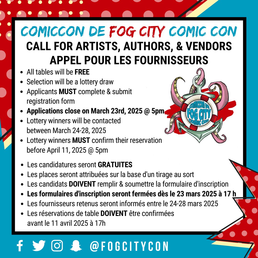 Comiccon de Fog City Comic Con tweet media