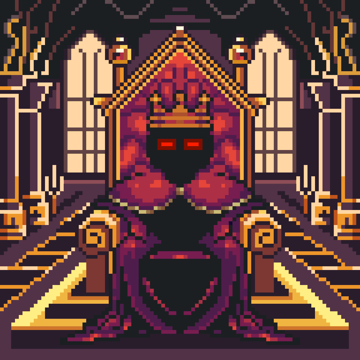 The Shadow King sitting upon his throne 👑

Patiently awaiting the arrival of Abstract Time✳️