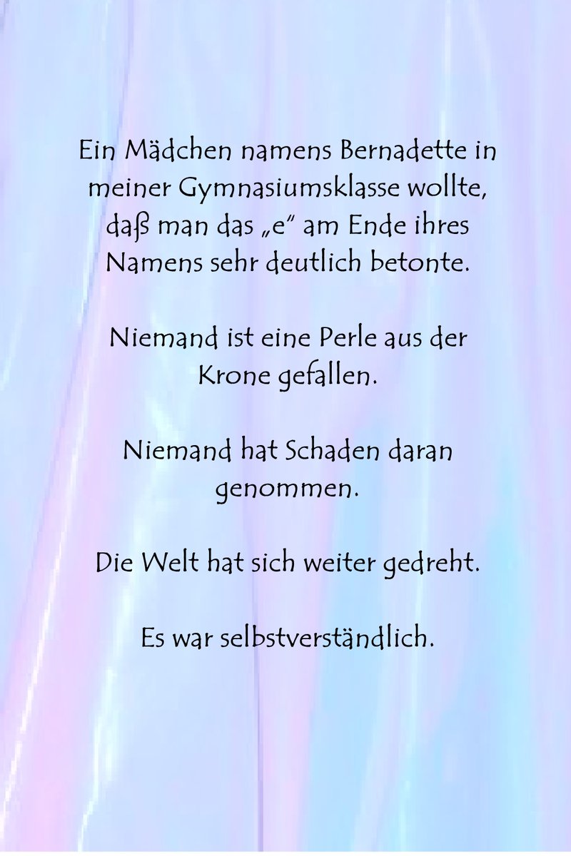 #Schulerinnerungen
#Kindness
#Höflichkeit