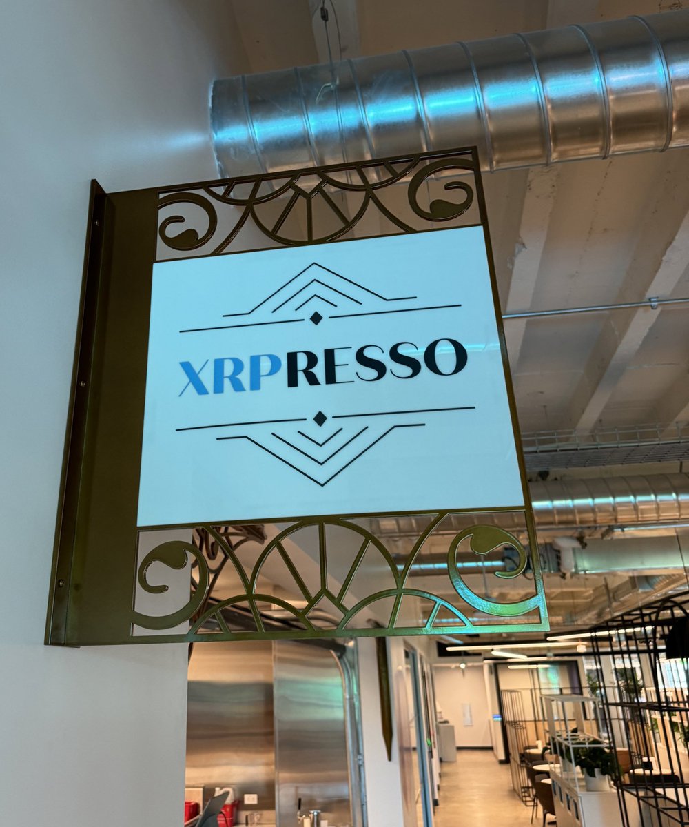 dom_kwok's tweet photo. fun fact: thereβs an XRPresso cafe at @Ripple HQ in San Francisco.
makes me smile whenever iβm at the office! π https://t.co/ocJ88ZyBYK