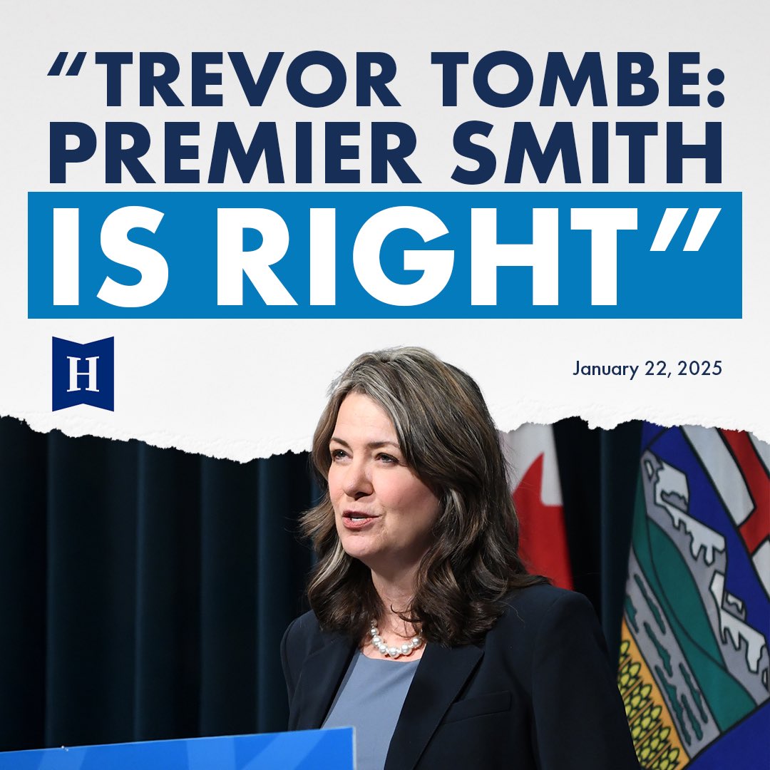ABDanielleSmith's tweet photo. Trevor Tombe @trevortombe is right. 

Cutting off or taxing oil exports to the U.S. would be a disaster for Canada as a country for the many reasons outlined in the article.

Instead, Canada should focus on addressing safety concerns at the border including illegal migration and drug trafficking; and on meeting our military spending commitments in defending our nation and continent. 

We can also work to sell more to and buy more from the U.S. and address the trade balance by working to strengthen our own economy, approving projects that grow our economy, and improving our investment climate. 

This can and must be a win-win. 

Let’s dial back the rhetoric and focus on negotiating solutions that benefit Canadians and Americans.

Read article: https://t.co/HmaRz9aiqQ