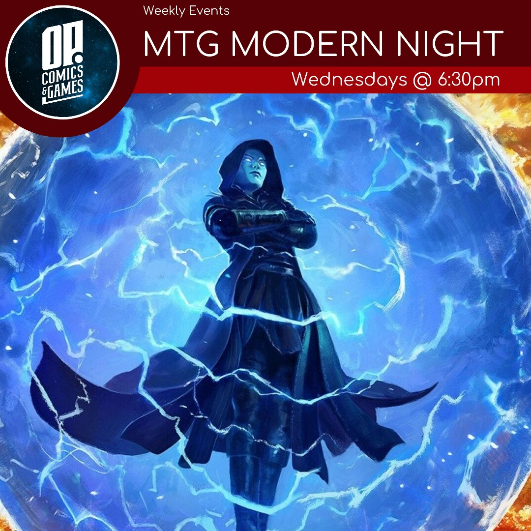 Modern players!

Meet us tonight @ 6:30 for our weekly MTG Modern tournament!