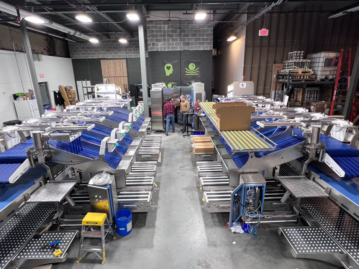 SeeMarbleTech's tweet image. The first Marble Pack-Off install of 2025 is underway! Marble's AI-powered systems are headed to modernize and fully automate the packaging department at another large U.S. beef processing facility.