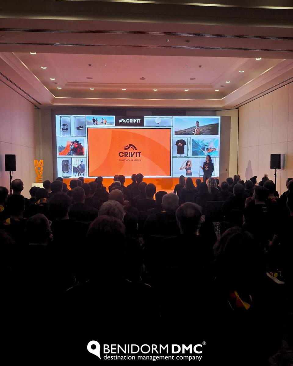 🎉 Éxito rotundo en la presentación de Crivit.

💼 Desde Benidorm DMC, nos encargamos de la organización integral del evento, asegurándonos de que cada detalle estuviera a la altura de la calidad y profesionalismo que la marca representa.