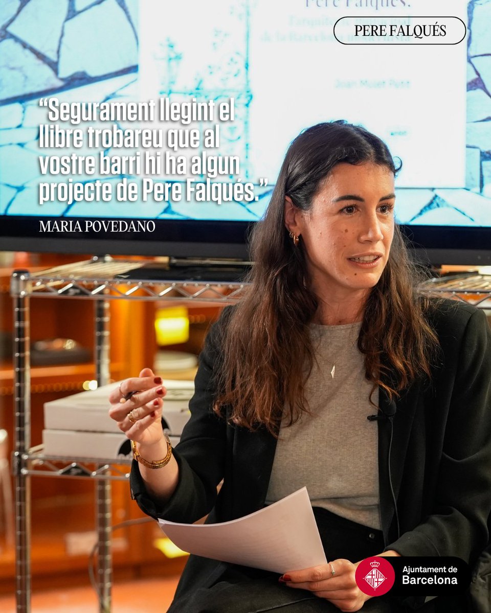📚 Ahir a <a href="/lacapell_com/">la Capell</a> vam redescobrir la figura de Pere Falqués, un arquitecte oblidat, que va contribuir decisivament a la construcció de la Barcelona moderna.

🏛️📖 El llibre, coeditat amb Àmbit editorial, ja està disponible a llibreries.

ajuntament.barcelona.cat/barcelonallibr…