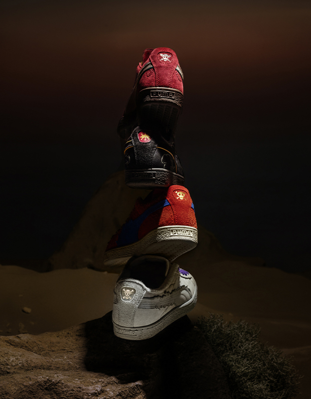 Karmaloop's tweet photo. Claim the treasure. 🏴‍☠️ Theses PUMA Suede kicks are waiting—don’t miss out.

#Puma #PUMAxOnePiece  #Sneakerheads #StreetStyle #SneakerCulture #ShoeGame #PumaStyle #KicksOnFire #LimitedEdition https://t.co/DhJXvtH0Ap