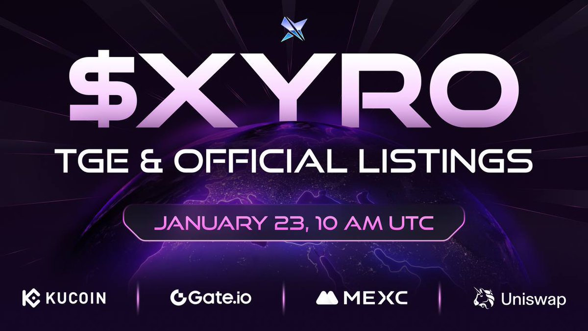 $XYRO Yarın Listeleniyor!

Animoca Brands ve CMC gibi güçlü yatırımcı ve destekçileri olan bir proje.

Erken dönem yatırımcısı olduğum, <a href="/xyro_io/">XYRO 🔮</a> listeleme haberleri ile birlikte yolun açık olsun.