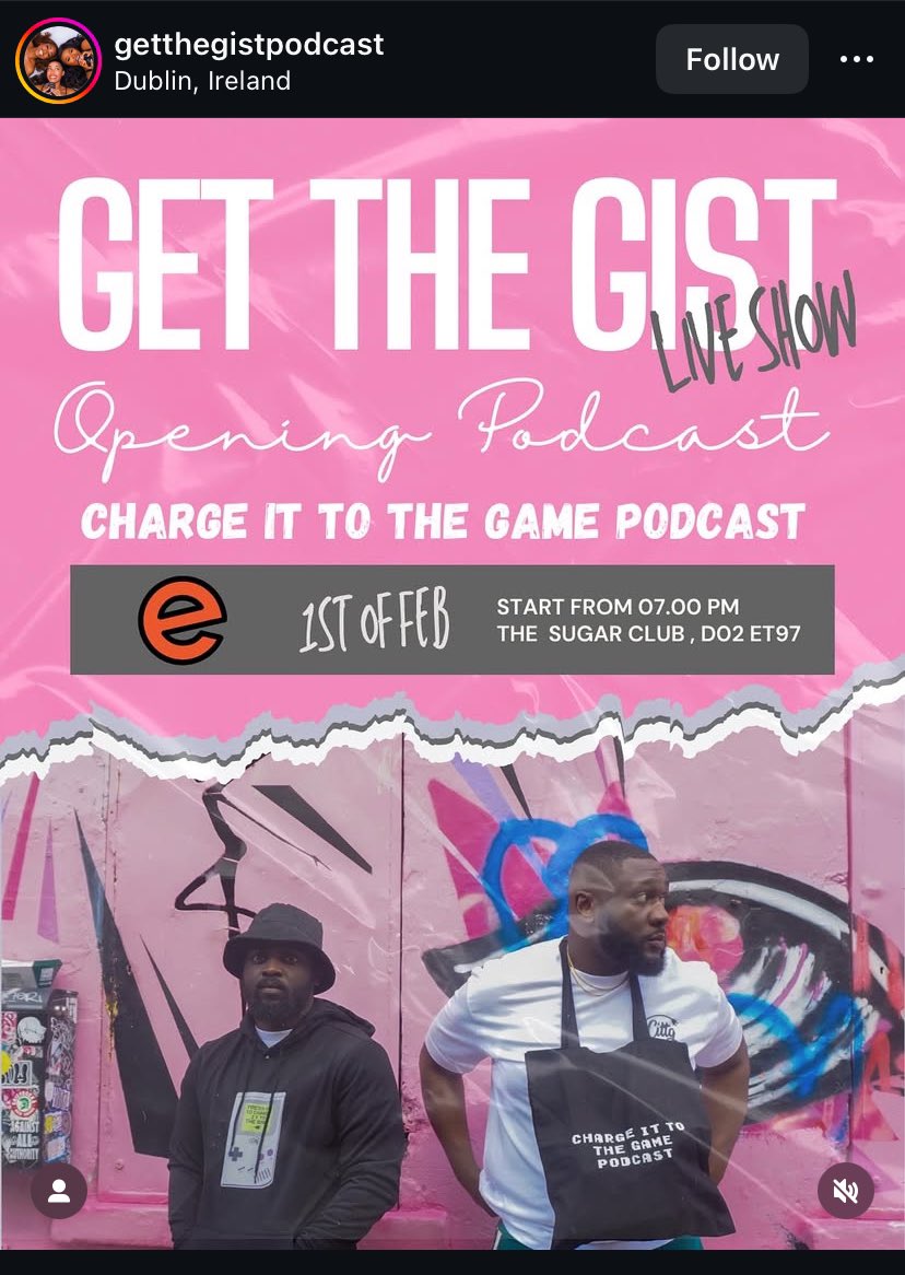 See this put a smile 😁 on my face cause Ireland start putting they own people on <a href="/Chaargeit/">CITTG!</a> 😍