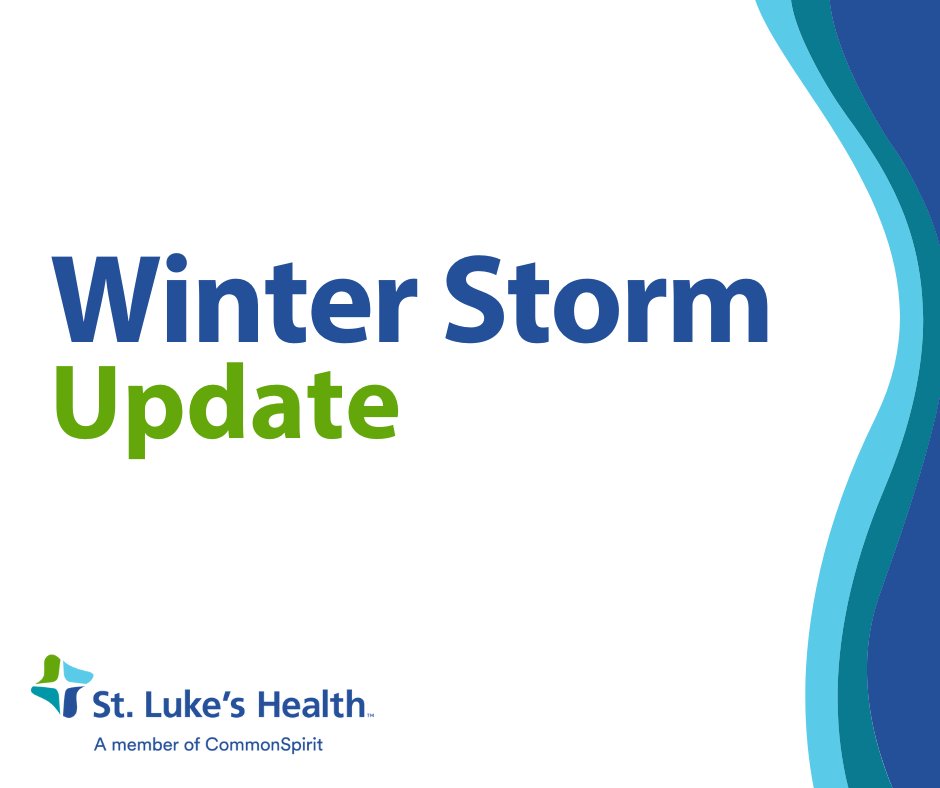 cshhouston's tweet photo. ⚠️ UPDATE: St. Luke's Health facilities have returned to normal operations following the winter storm. Patients with questions about rescheduled appointments should contact their physician’s office.
#hounews #winterstorm #houwx #houstonweather #houweather https://t.co/TG2kAtZM45