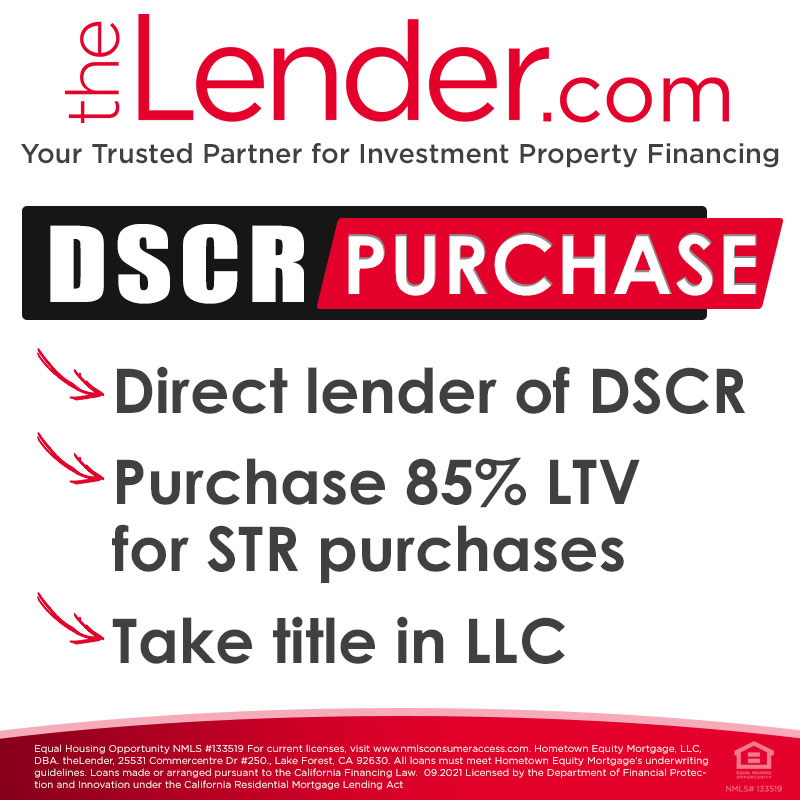 theLenderDirect's tweet image. Looking for the best DSCR lender? Look no further than theLender! We’re a direct lender of DSCR loans and ready to help you secure the financing you need. Click the link in our bio to get started!