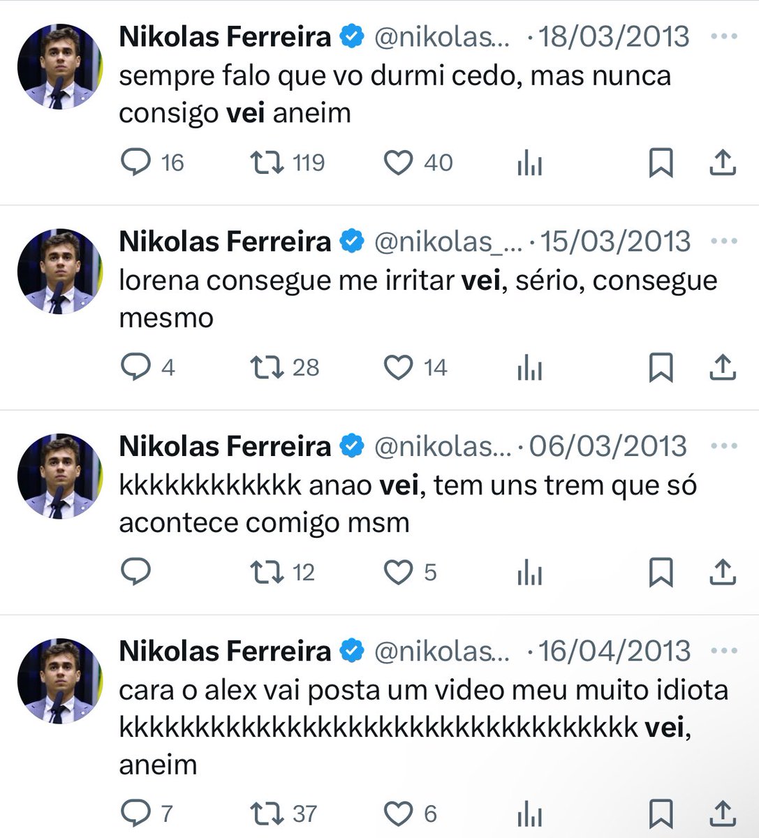 rass_rafael's tweet photo. O Pai do Nikolas Ferreira (Nik) é Pastor, ele deve ter passado por várias sessões de cura gay. Não tem outra explicação para ter se tornado tão intolerante. https://t.co/LDA6Lr5hOp