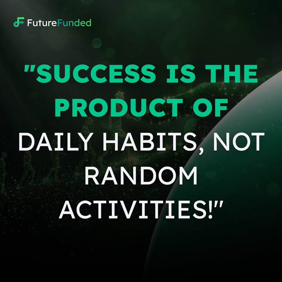 💡 Consistency is the key to success! 💡

Success doesn’t come from one big move—it’s built through daily habits, discipline, and persistence. 📊🔥

What habits are you working on today to secure your future? Let’s talk in the comments! 👇 

#FutureFunded #SuccessMindset
