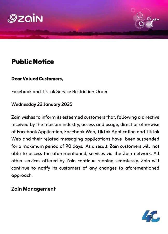 South Sudan government introduces new sweeping bans on social media sites including <a href="/facebook/">Facebook</a> and <a href="/tiktok/">TikTok</a> in the country!!! #SouthSudan