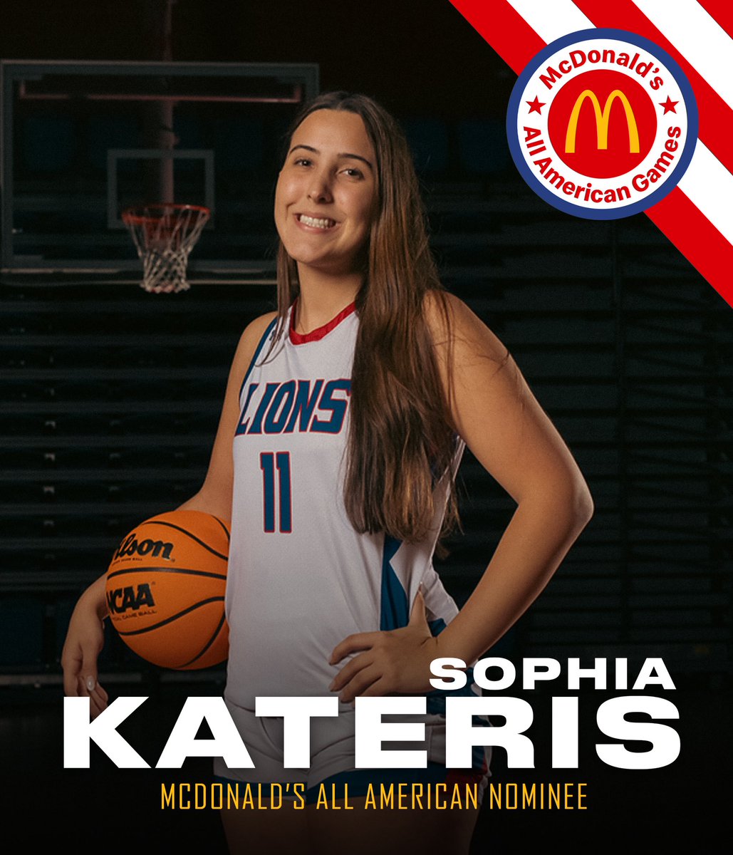 Chris Race (@coachrace33) on Twitter photo We want to congratulate senior Sophia Kateris on her McDonald’s All American Game nomination. She has had an outstanding career at TKA.
<a href="/tkalionsgirlsbb/">TKALionsgirlsbball</a> <a href="/TKALions/">The King’s Academy Athletic Dept.</a> <a href="/PBCBBallForum/">#PBCHOOPS</a> <a href="/Rangeman_Films/">Films, Rangeman Media</a> <a href="/sophia_kat35/">Sophia Kateris</a> <a href="/CoachRace33/">Chris Race</a> <a href="/McDAAG/">McDonald's All American Games</a> <a href="/ESPNWestPalm/">ESPN WEST PALM (106.3 FM)</a> We want to congratulate senior Sophia Kateris on her McDonald’s All American Game nomination. She has had an outstanding career at TKA.
<a href="/tkalionsgirlsbb/">TKALionsgirlsbball</a> <a href="/TKALions/">The King’s Academy Athletic Dept.</a> <a href="/PBCBBallForum/">#PBCHOOPS</a> <a href="/Rangeman_Films/">Films, Rangeman Media</a> <a href="/sophia_kat35/">Sophia Kateris</a> <a href="/CoachRace33/">Chris Race</a> <a href="/McDAAG/">McDonald's All American Games</a> <a href="/ESPNWestPalm/">ESPN WEST PALM (106.3 FM)</a>