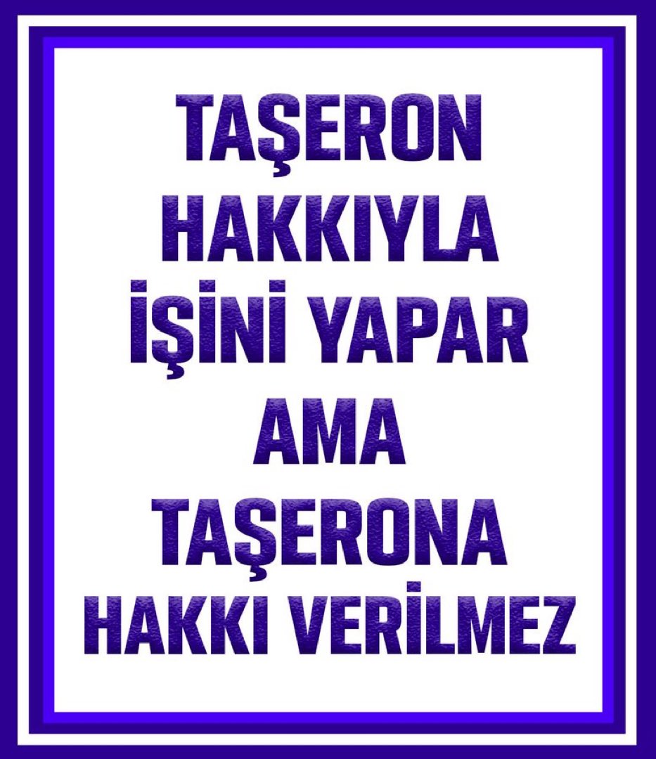 TaşeronaHakkı Verilmedi