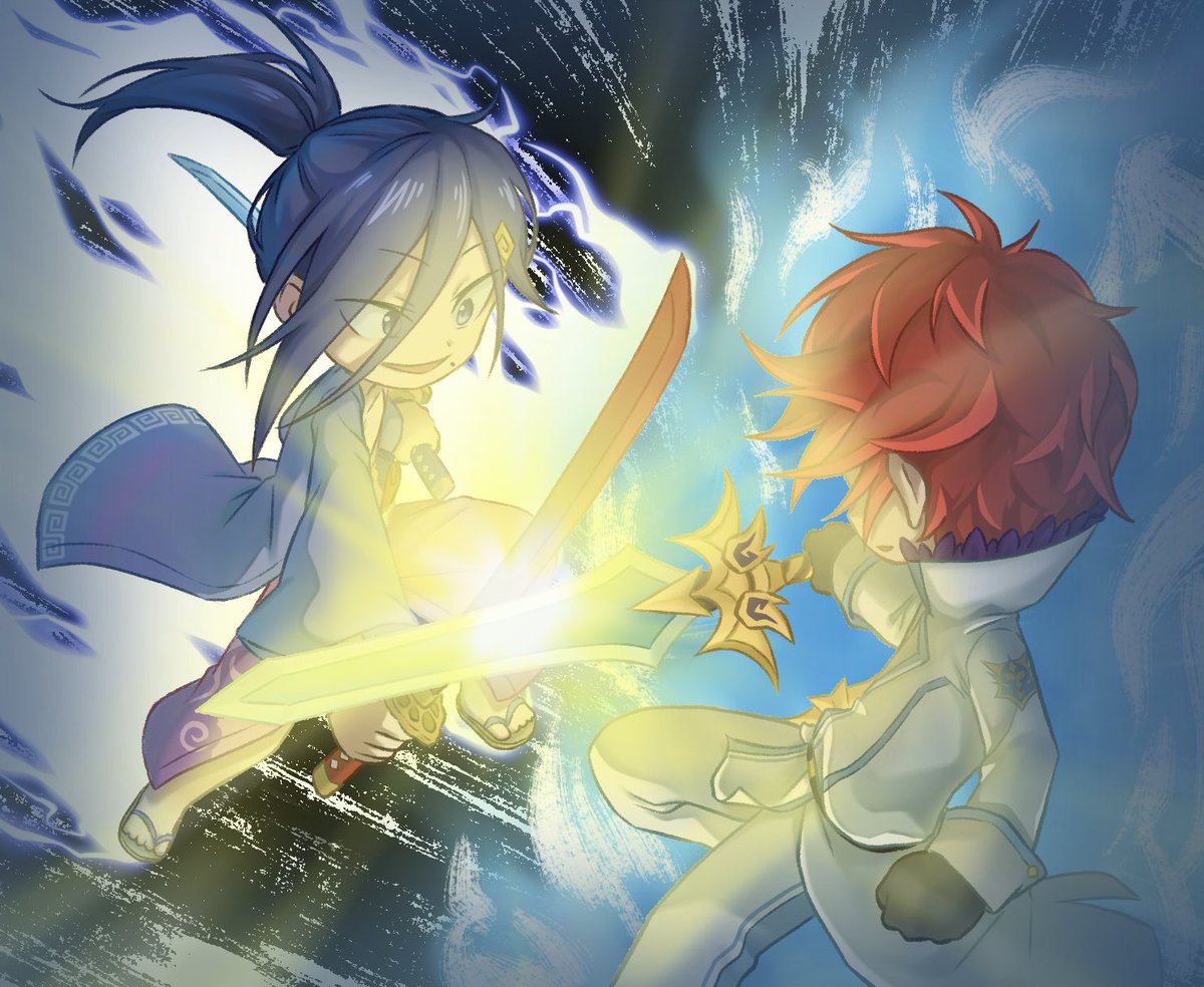 #リゼロ #rezero 
青き雷光 vs. 剣聖