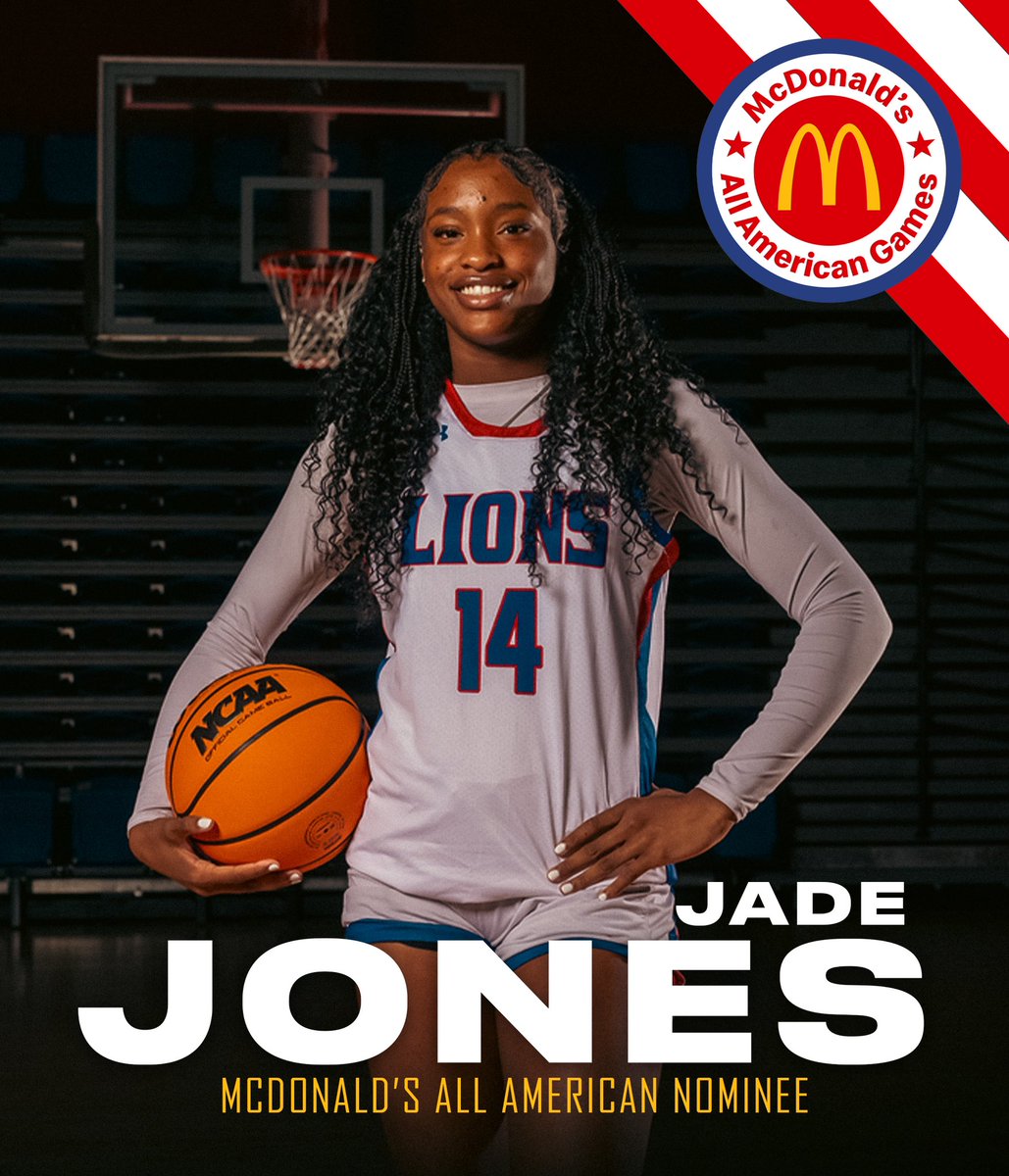 Chris Race (@coachrace33) on Twitter photo We want to congratulate senior Jade Jones on her McDonald’s All American Game nomination. She has had an outstanding career. <a href="/tkalionsgirlsbb/">TKALionsgirlsbball</a> <a href="/TKALions/">The King’s Academy Athletic Dept.</a> <a href="/PBCBBallForum/">#PBCHOOPS</a> <a href="/Rangeman_Films/">Films, Rangeman Media</a> <a href="/jade_jones0/">jade jones</a> <a href="/CoachRace33/">Chris Race</a> <a href="/McDAAG/">McDonald's All American Games</a> <a href="/ESPNWestPalm/">ESPN WEST PALM (106.3 FM)</a>
<a href="/CoachHugheyUH/">Ron Hughey</a> We want to congratulate senior Jade Jones on her McDonald’s All American Game nomination. She has had an outstanding career. <a href="/tkalionsgirlsbb/">TKALionsgirlsbball</a> <a href="/TKALions/">The King’s Academy Athletic Dept.</a> <a href="/PBCBBallForum/">#PBCHOOPS</a> <a href="/Rangeman_Films/">Films, Rangeman Media</a> <a href="/jade_jones0/">jade jones</a> <a href="/CoachRace33/">Chris Race</a> <a href="/McDAAG/">McDonald's All American Games</a> <a href="/ESPNWestPalm/">ESPN WEST PALM (106.3 FM)</a>
<a href="/CoachHugheyUH/">Ron Hughey</a>