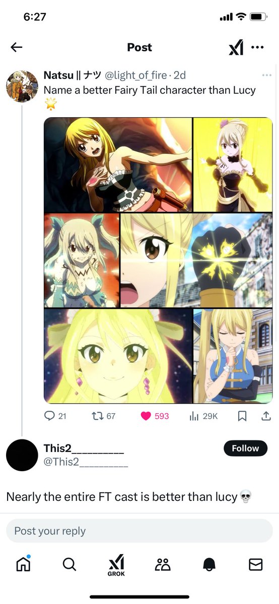 thealphalion123's tweet image. So bro would rather like a pedo than Lucy
