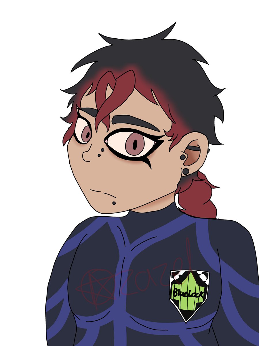 AzzySillyArtist's tweet photo. Ough, I know nothing about Blue Lock, but here's my friend's oc https://t.co/uWGaN6hbxP