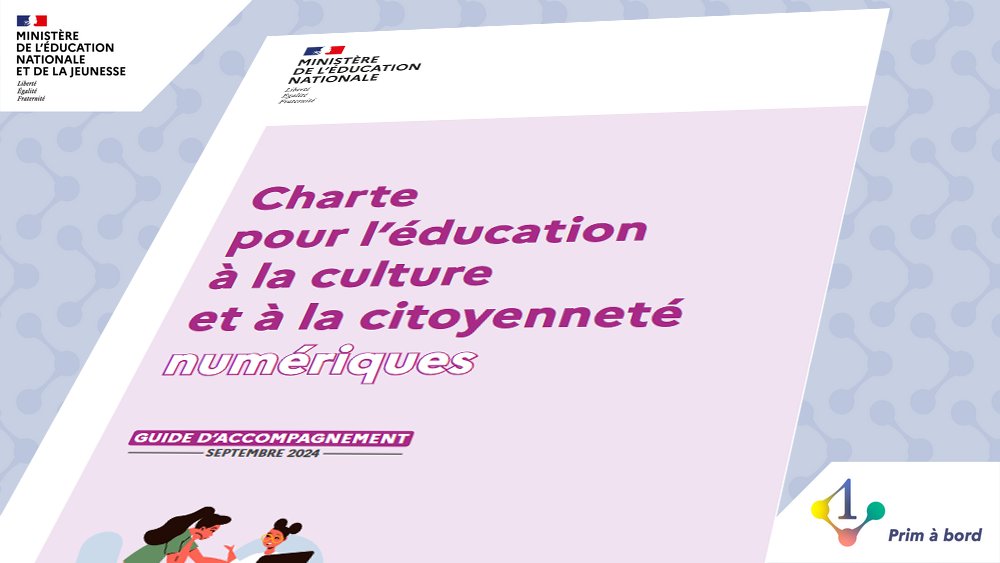 Cycles 1⃣, 2⃣ et 3⃣ 

📌 Le guide d'accompagnement de la Charte pour l’éducation à la culture et à la citoyenneté numériques

▶️ primabord.eduscol.education.fr/guide-d-accomp…

Faire du numérique :
✅ un espace d’émancipation et d’inclusion
✅ un espace de droit
✅ un espace de vigilance