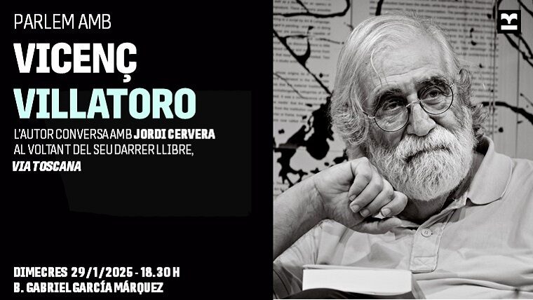 BibliotequesBCN (@bibliotequesbcn) on Twitter photo 📖#ParlemAmb Vicenç Villatoro
L'escriptor i periodista Vicenç Villatoro, conversarà amb Jordi Cervera sobre el seu llibre 'Via Toscana'
🗓️29/01
⌚18.30 h
📍<a href="/bgarciamarquez/">Biblioteca Gabriel García Márquez</a>
ℹ️s.mtrbio.com/bwdrkcrhxs 📖#ParlemAmb Vicenç Villatoro
L'escriptor i periodista Vicenç Villatoro, conversarà amb Jordi Cervera sobre el seu llibre 'Via Toscana'
🗓️29/01
⌚18.30 h
📍<a href="/bgarciamarquez/">Biblioteca Gabriel García Márquez</a>
ℹ️s.mtrbio.com/bwdrkcrhxs