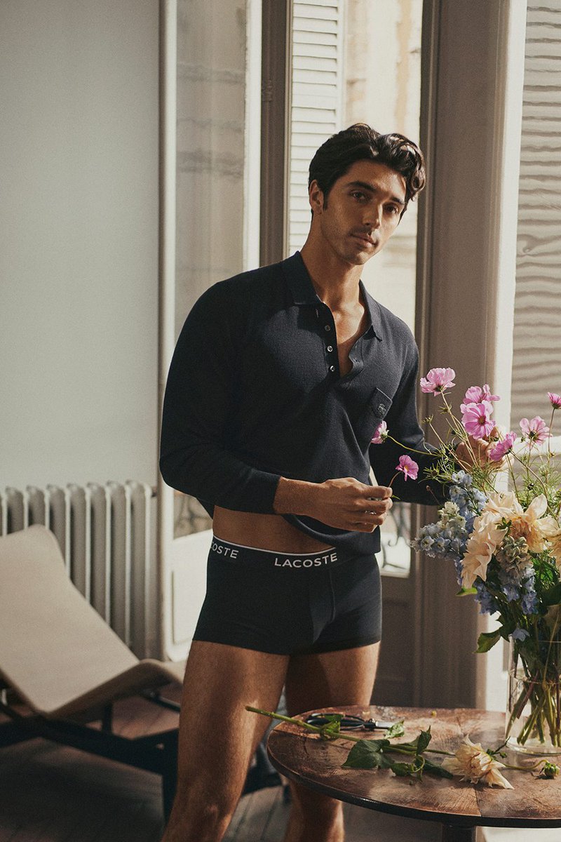GQMagazine's tweet photo. Lacoste has launched an underwear campaign with global brand ambassador @TheRealTZP and provided GQ with these exclusive images. Please ogle responsibly. https://t.co/VDeer5cwF3