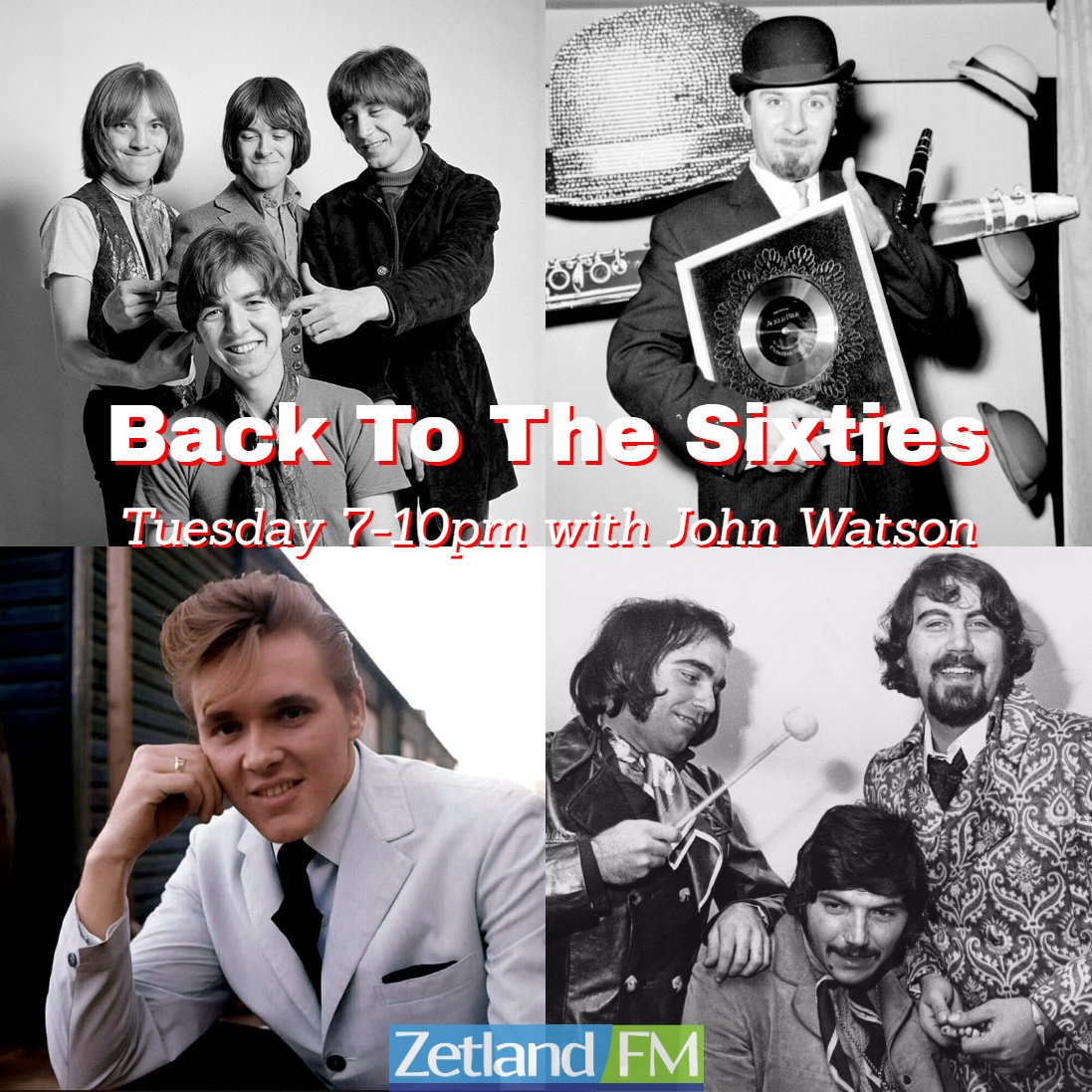 𝑬𝒗𝒆𝒏𝒊𝒏𝒈, and it's time to go 𝑩𝒂𝒄𝒌 𝑻𝒐 𝑻𝒉𝒆 𝑺𝒊𝒙𝒕𝒊𝒆𝒔 from 7-10pm, <a href="/john_watson_/">𝙅𝙤𝙝𝙣 𝙒𝙖𝙩𝙨𝙤𝙣</a> here with three hours of 60s music, memories &amp; nostalgia! 𝑳𝒐𝒗𝒆 𝒕𝒐 𝒉𝒂𝒗𝒆 𝒚𝒐𝒖𝒓 𝒄𝒐𝒎𝒑𝒂𝒏𝒚!

📻 105𝘧𝘮/𝘥𝘢𝘣 : 🖥 𝘰𝘯𝘭𝘪𝘯𝘦 : 🔈 𝘱𝘭𝘢𝘺 𝘡𝘦𝘵𝘭𝘢𝘯𝘥 𝘍𝘔