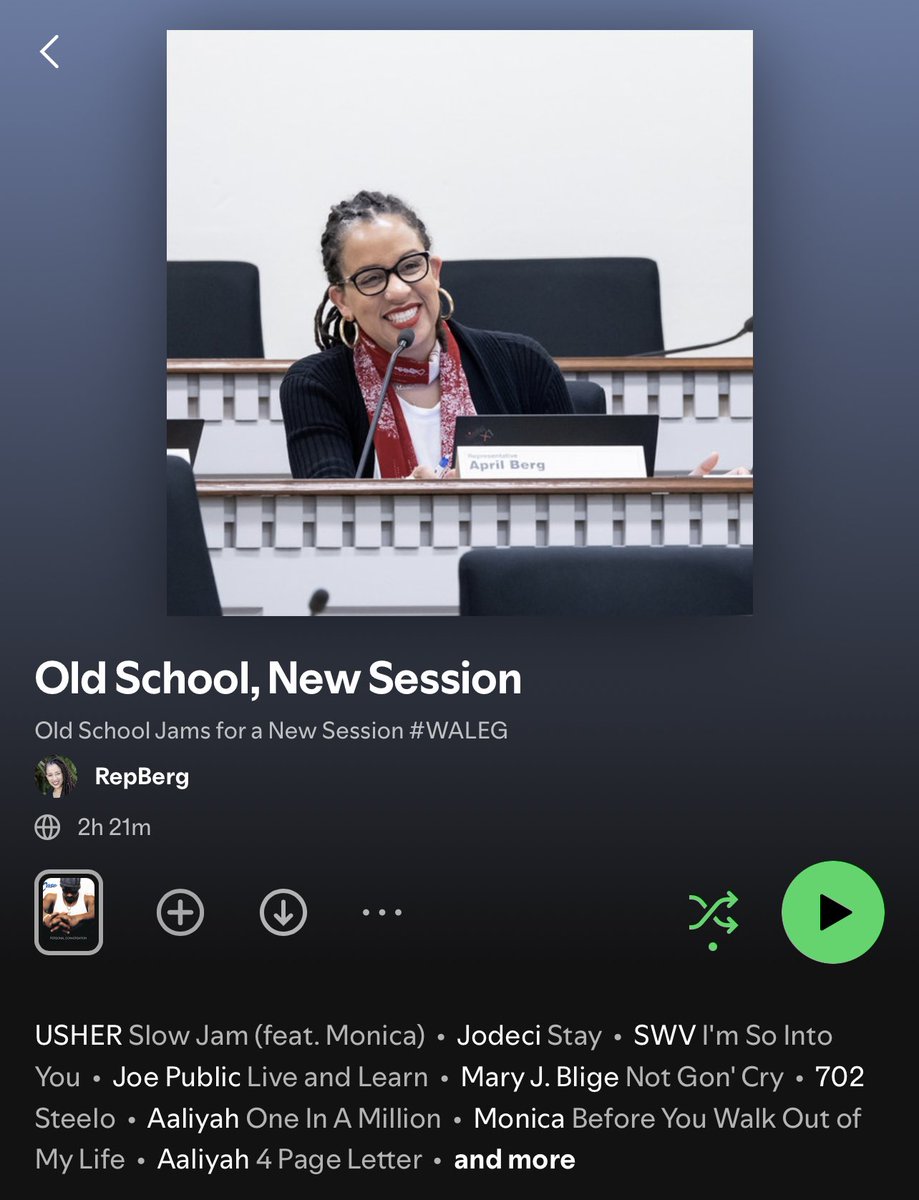 Old School, New Session. This is my soundtrack for getting things done for all of WA, this year. open.spotify.com/playlist/0tpLw…