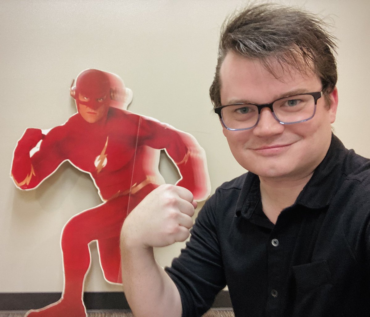 A very happy birthday to our #TheFlash, <a href="/JohnWesleyShipp/">John Wesley Shipp</a>! 🎂

I hope to meet you one day sir, but until then this standee will have to do!