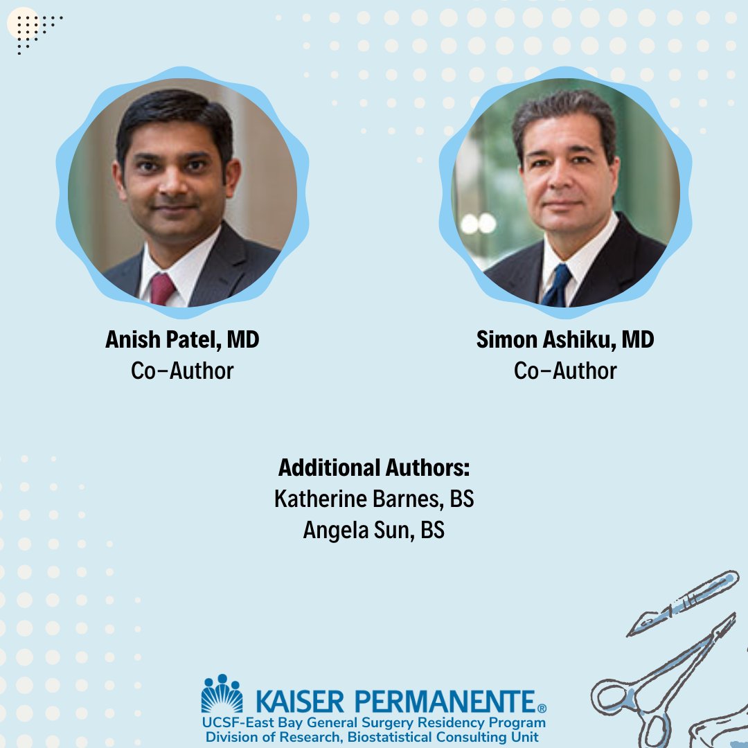 Kaiser Permanente Biostatistical Consulting Unit (@kpbscu) on Twitter photo Nathan J. Alcasid, MD, <a href="/JVelottaMD/">Jeffrey Velotta MD FACS</a>, and team collaborated with <a href="/UCSF_EastBay/">UCSF-East Bay</a>, <a href="/KPNC_Residency/">KP NCal Residency</a> and <a href="/KPDOR/">Kaiser Permanente Research NorCal</a> to answer this important public health question: pubmed.ncbi.nlm.nih.gov/39503948/ Nathan J. Alcasid, MD, <a href="/JVelottaMD/">Jeffrey Velotta MD FACS</a>, and team collaborated with <a href="/UCSF_EastBay/">UCSF-East Bay</a>, <a href="/KPNC_Residency/">KP NCal Residency</a> and <a href="/KPDOR/">Kaiser Permanente Research NorCal</a> to answer this important public health question: pubmed.ncbi.nlm.nih.gov/39503948/