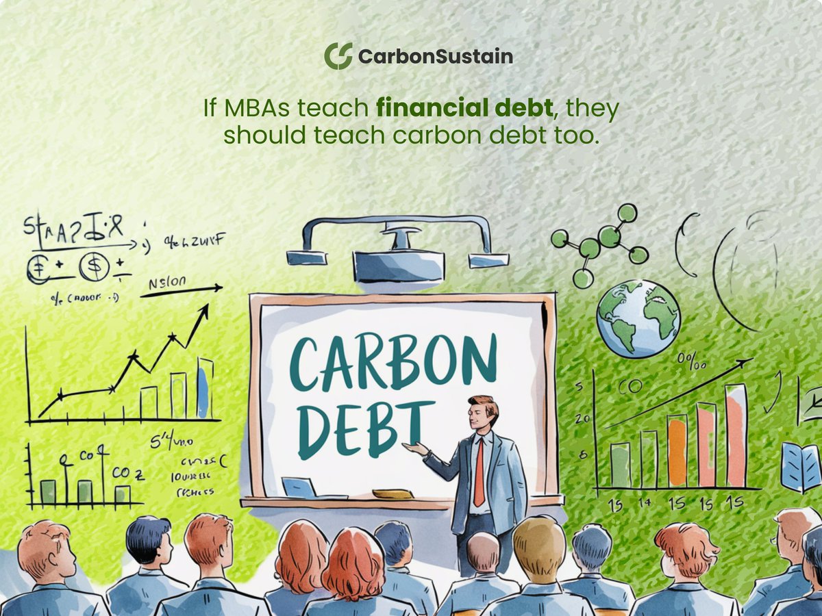 If you're leading a business and don't understand carbon impact, you're already behind.

MBAs teach profit margins, supply chains, and risk management—
but ignore one of the biggest financial risks: carbon.

• 📊 SEC climate disclosures are coming, and carbon pricing is already
