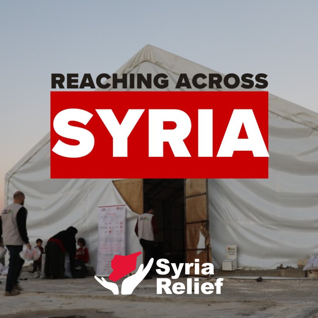 With the fall of the regime in Syria, our teams have reached communities across the country - some for the first time since starting operations 14 years ago. 

We're on the ground delivering aid to those who need it most. Lend a hand.

Donate Now: syriarelief.org.uk