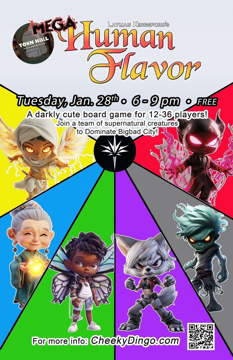 CheekyDingo's tweet image. The time of the Great Tasting approaches...

Reserve your seat now: cheekydingo.com/megaflavor    #boardgame #megagame #meeple #horror #supernatural