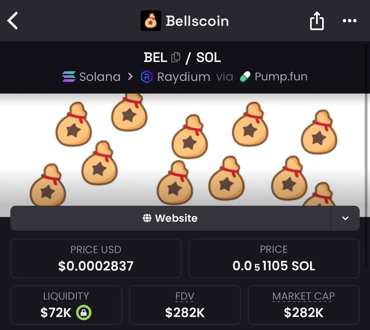 This will be a huge sender i will ape strong minimum 1M $BEL

CA: BaAnx7fLcZEZ525jXuPY1vJGnAaBxcdgAUaN67jKra1