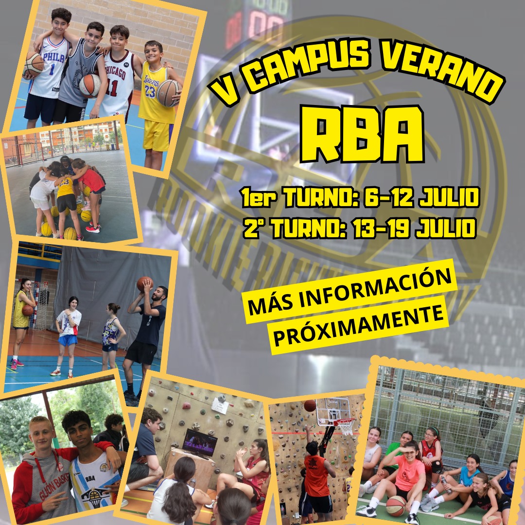 🏀V CAMPUS VERANO RBA🏀

Estamos encantados de anunciar la fecha de nuestro V Campus de verano.

MÁS INFORMACIÓN PRÓXIMAMENTE 

#BALONCESTO #CAMPUSRBA #ROOKIEBASKETACADEMY #TECNIFICACION #CANGASDEONIS #RBA #BASKET