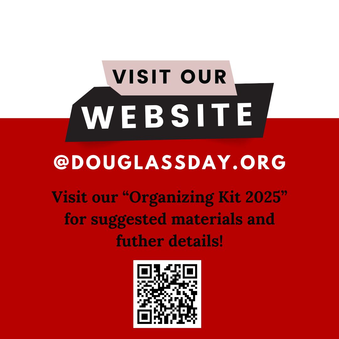 Are you interested in hosting your own Douglass Day event? 🥰 Our team has put together an organizing kit to guide you through the process. 

If you have any questions, feel free to reach out or scan our QR code for more details.
#douglassday #douglassdayorganizingkit