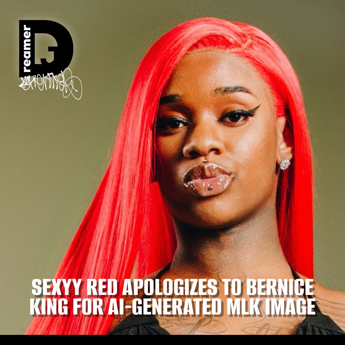 Sexyy Red faced backlash from Bernice King after sharing an AI image of herself holding hands with Dr. Martin Luther King Jr. King called it “distasteful and disrespectful,” citing her father’s legacy. Sexyy Red apologized, saying she meant no harm. King accepted.