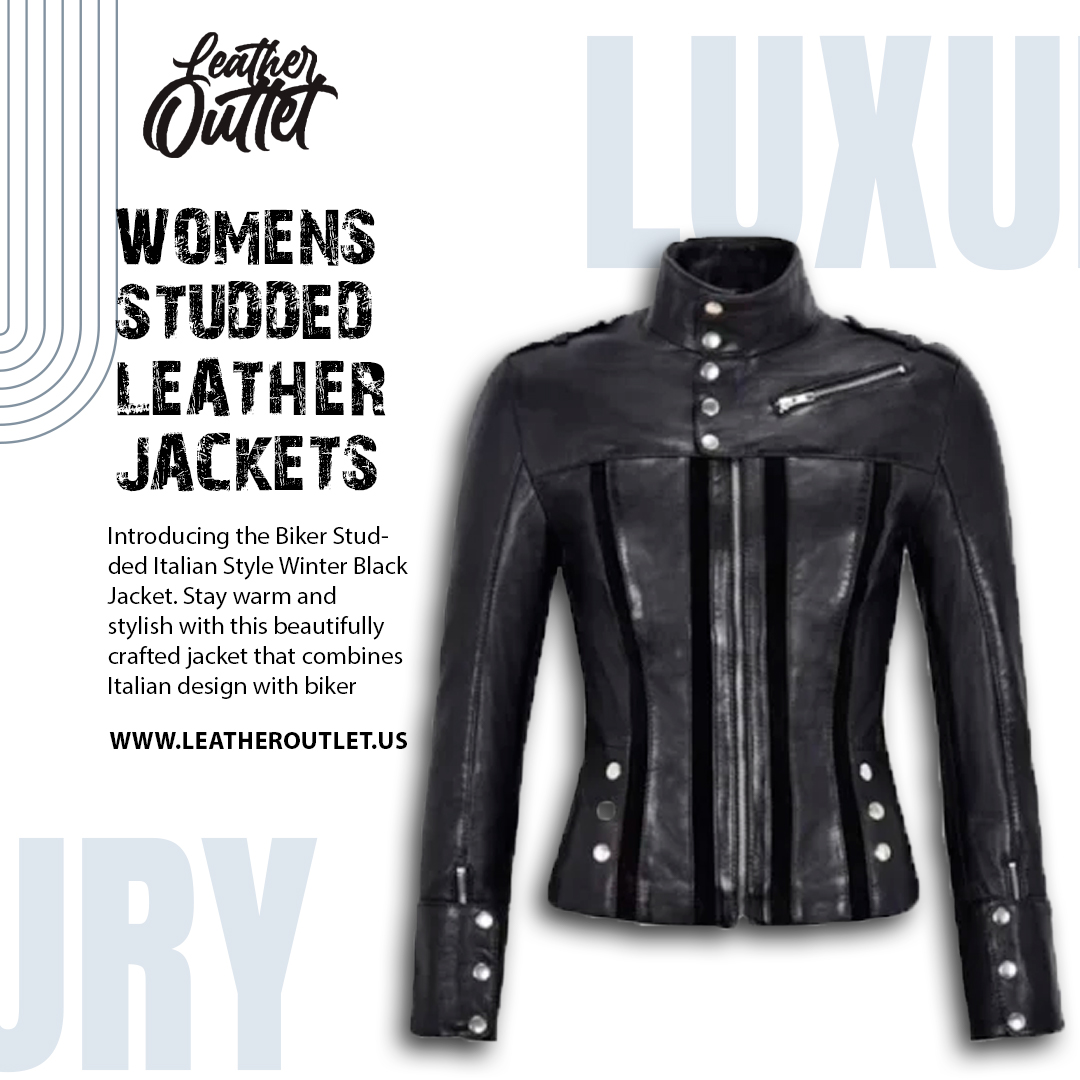 Leatherout38154's tweet image. Bold Winter Look: Biker Studded Italian Style Jacket

Make heads turn with the Biker Studded Italian Style Black Jacket. The perfect blend of luxury, warmth, and biker edge for winter.

leatheroutlet.us/collections/wo…

#ItalianStyleTrend #WinterFashionGoals #StuddedJacket #BikerWardrobe
