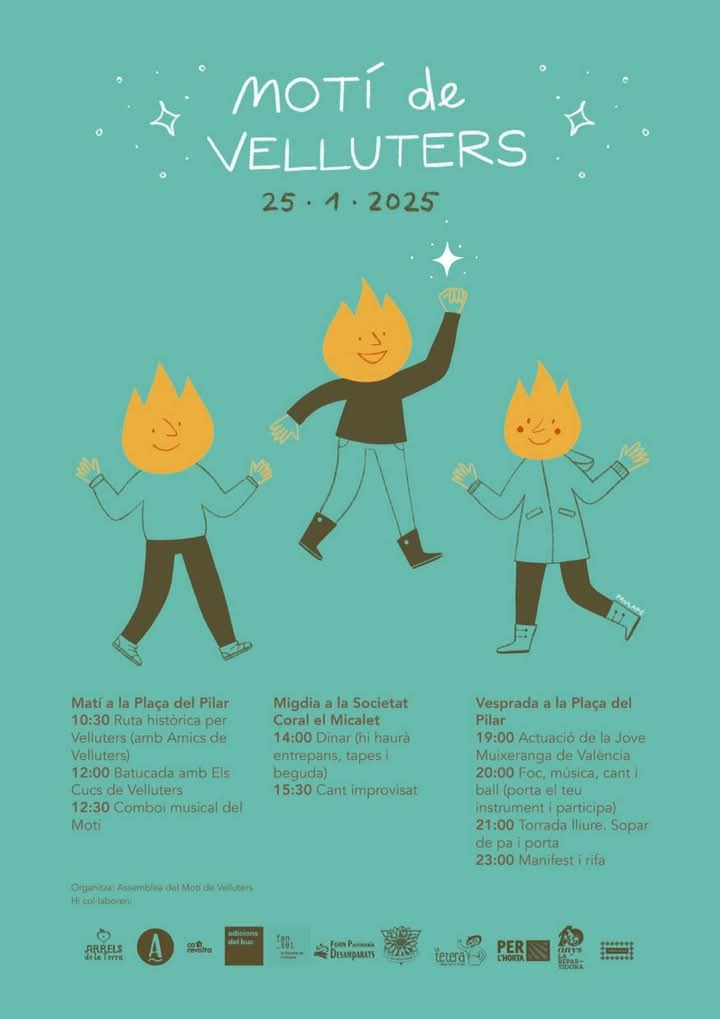 Aquest serà un cap de setmana molt especial.
El nostres carrers es plenaran d'activitats, música i foc  🎉   per rememorar un dels moments més importants a la història del barri.
Tots convidats. 
#VellutetsAlsCarrers