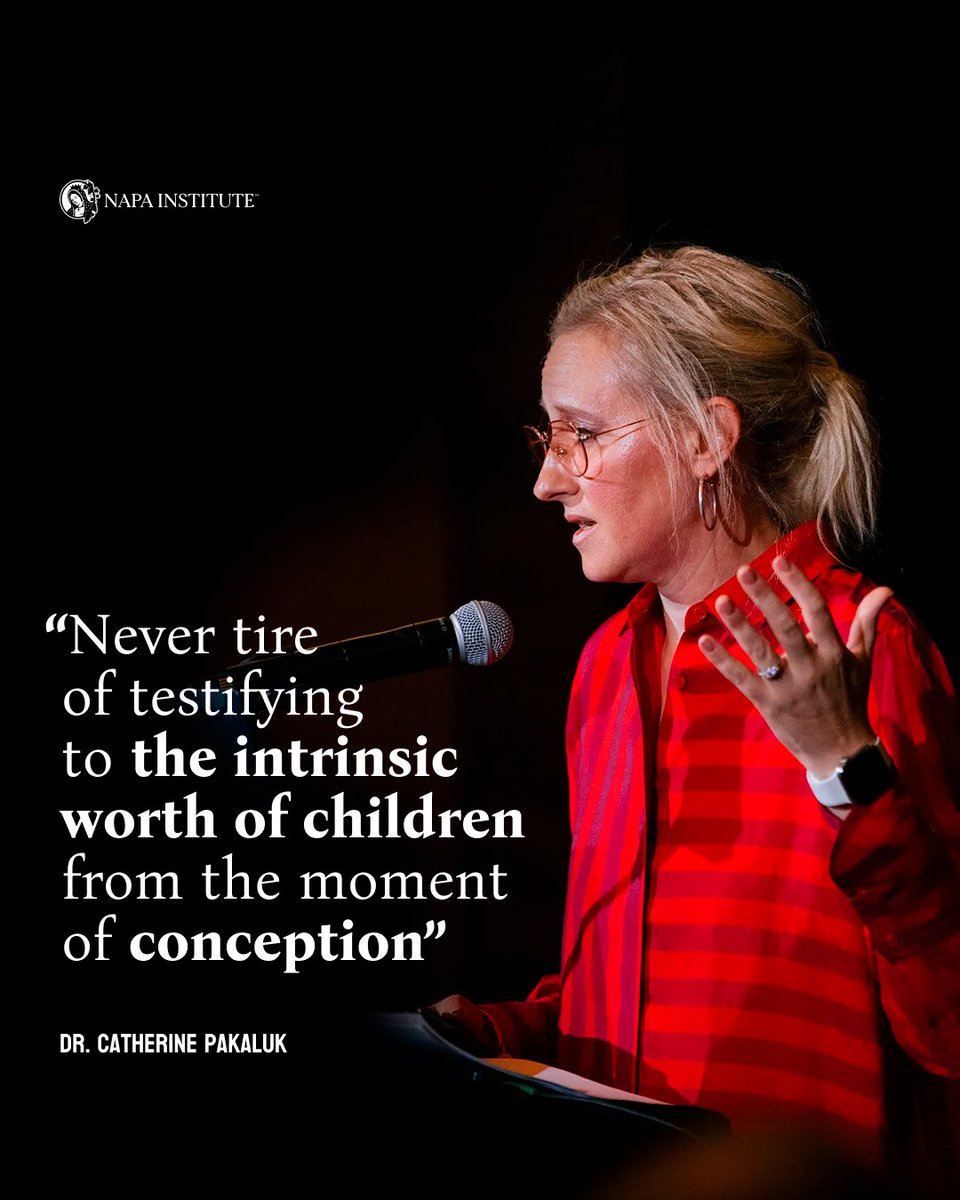 NapaInstitute's tweet image. Today is the day of prayer for the legal protection of Unborn Children. We are so grateful to the many pro life leaders, academics, and Catholic apostolate founders who dedicate their lives to protecting the lives of the unborn.
Quote: @CRPakaluk