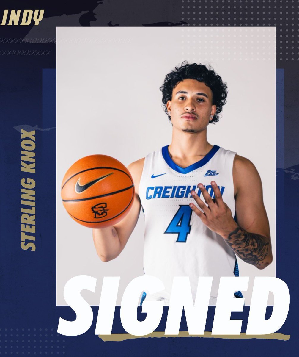 Creighton transfer Sterling Knox has committed to Independence Community College, i'm told.

6'4 freshman who averaged 3 PPG in 4 games for the BlueJays. 

Sitting out this year, but will be playing next season.

Great addition for Indy CC.