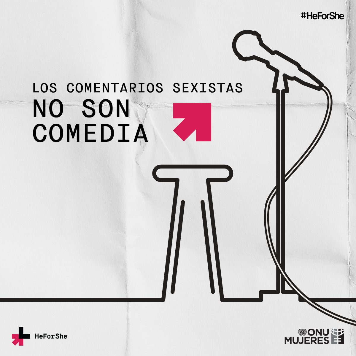 👉🏽Avanzar hacia la #IgualdadDeGénero incluye el reto de cuestionar la misoginia en diversos espacios, como en los negocios de comedia y entretenimiento. #HeForShe